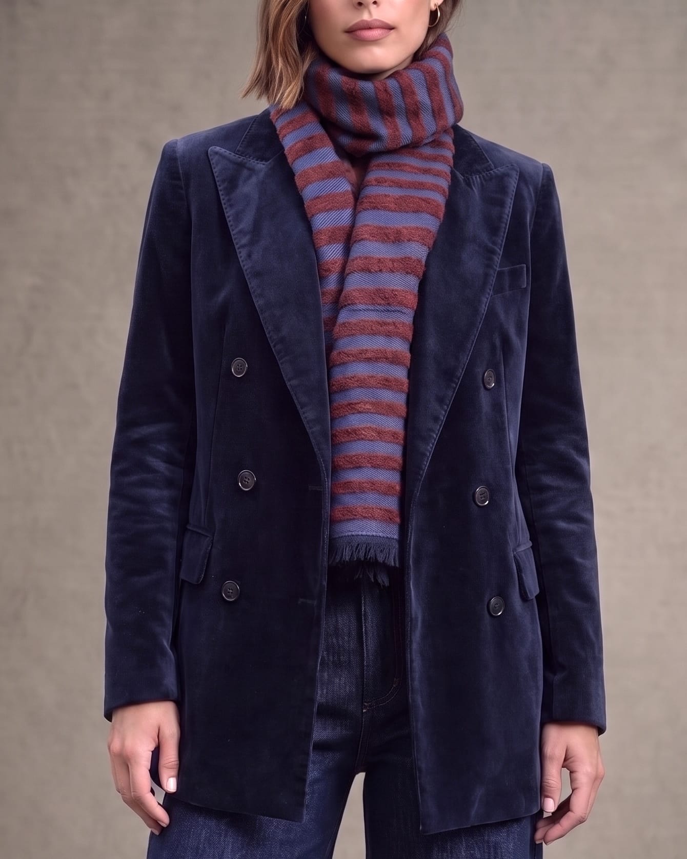 Blazer in velluto